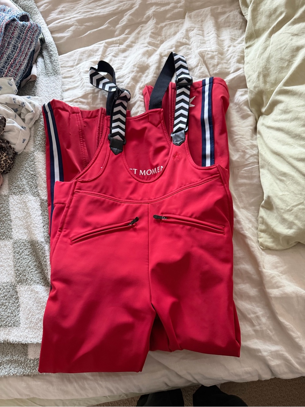 Perfect Moment Red Isola Ski Suit